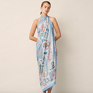 En Attendant Ulysse shawl 140 | Hermès China